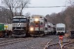 MEC 378 comes off the wye 